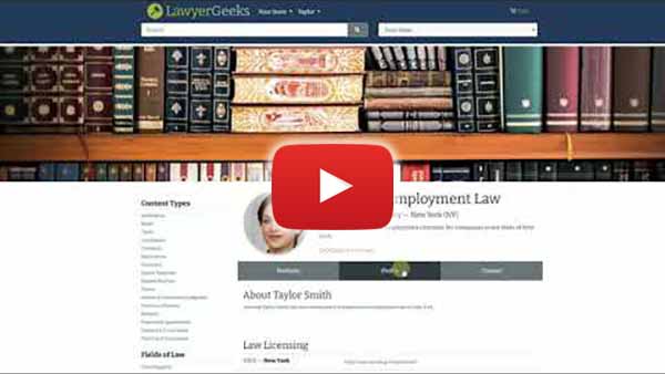 How to create a LawyerGeeks web store